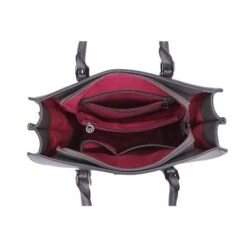 Wimona Natalia Schoudertas Grijs -Fjallraven Tassen Verkoopwinkel 3015 kleur grijs binnenkant