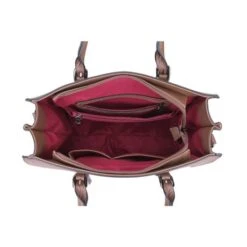 Wimona Natalia Schoudertas Taupe -Fjallraven Tassen Verkoopwinkel 3015 kleur taupe binnenkant