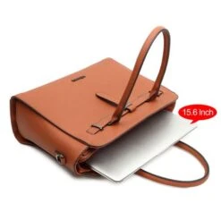 Wimona Sienna Schoudertas Laptop 15.6" Cognac -Fjallraven Tassen Verkoopwinkel 3080 kleur cognac