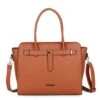 Wimona Sienna Schoudertas Laptop 15.6" Cognac -Fjallraven Tassen Verkoopwinkel 3080 kleur cognac voorkant