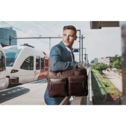 Chesterfield Misha Laptoptas 17" Brown -Fjallraven Tassen Verkoopwinkel 3491371848 misha bruin c40.103401