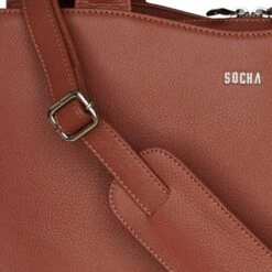 Socha Diamond Leather Businessbag 10-14" Cognac -Fjallraven Tassen Verkoopwinkel 4029276048956 07 1024x1024 1