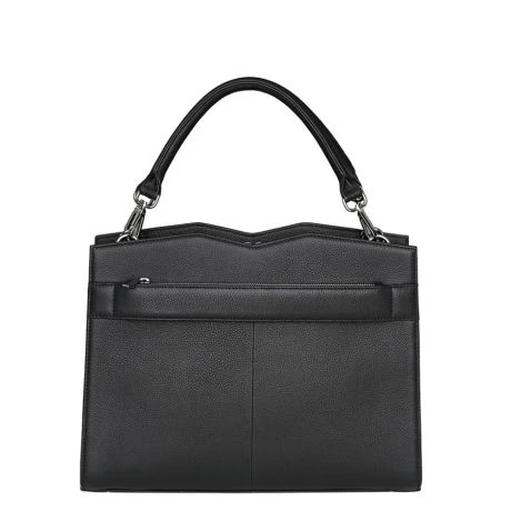 Socha Diamond Leather Shoulder Businessbag 12-14" Black 6 Socha Diamond Leather Shoulder Businessbag 12-14" Black - Afbeelding 4