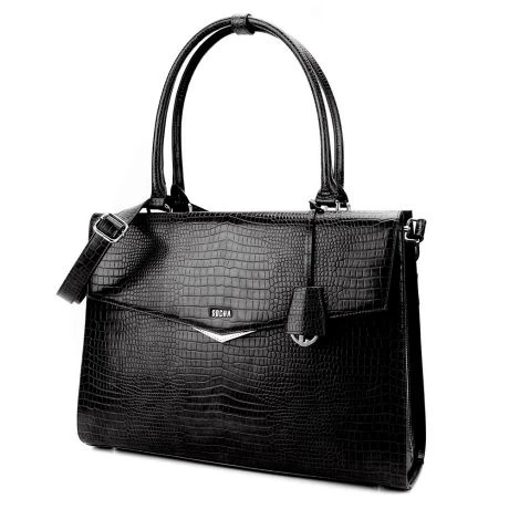 Socha Businessbag Silver Tip 15.6" Black 4 Socha Businessbag Silver Tip 15.6" Black - Afbeelding 2