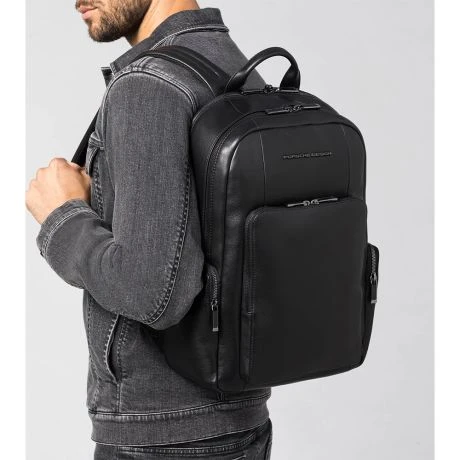 Porsche Design Roadster Leren Laptoprugtas M1 15" Black 9 Porsche Design Roadster Leren Laptoprugtas M1 15" Black - Afbeelding 7