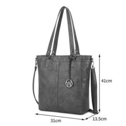 Wimona Fatma Shopper Laptop 13.3" Grey 10 Wimona Fatma Shopper Laptop 13.3" Grey -Fjallraven Tassen Verkoopwinkel 4090 kleur grijs formaat