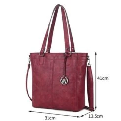 Wimona Fatma Shopper Laptop 13.3" Red -Fjallraven Tassen Verkoopwinkel 4090 kleur rood formaat
