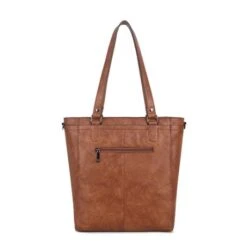 Wimona Fatma Shopper Laptop 13.3" Cognac -Fjallraven Tassen Verkoopwinkel 4090 kleur cognac achterkant