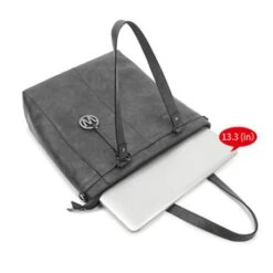 Wimona Fatma Shopper Laptop 13.3" Grey 12 Wimona Fatma Shopper Laptop 13.3" Grey -Fjallraven Tassen Verkoopwinkel 4090 kleur grijs