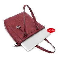 Wimona Fatma Shopper Laptop 13.3" Red -Fjallraven Tassen Verkoopwinkel 4090 kleur rood