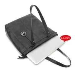 Wimona Fatma Shopper Laptop 13.3" Black 12 Wimona Fatma Shopper Laptop 13.3" Black -Fjallraven Tassen Verkoopwinkel 4090 kleur zwart