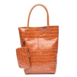 Zebra Trends Natural Bag Kartel Croco Cognac