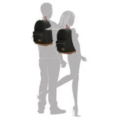 Enrico Benetti Santiago Rugtas 15" Zwart -Fjallraven Tassen Verkoopwinkel 46160 001 silhouette