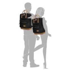 Enrico Benetti Santiago Rugtas Handle 17" Zwart -Fjallraven Tassen Verkoopwinkel 46180001 3