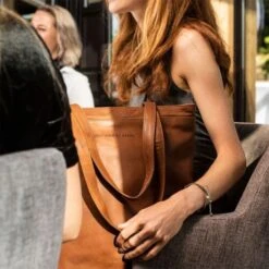 Chesterfield Bonn Shopper Large Cognac -Fjallraven Tassen Verkoopwinkel 4762342640 mjh 7431 1 1