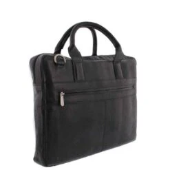 Plevier Urban Brooklyn Laptoptas Toploader 15.6" Black -Fjallraven Tassen Verkoopwinkel 477 1 zijkant achter zwart