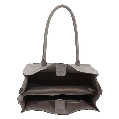 Zebra Natural Bag Rosa XL Shopper Mid Grey 6 Zebra Natural Bag Rosa XL Shopper Mid Grey - Afbeelding 4