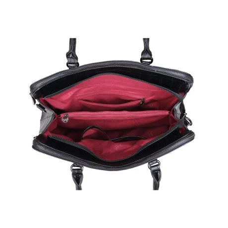 Wimona Arianna Handtas Zwart 6 Wimona Arianna Handtas Zwart - Afbeelding 4