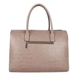 Wimona Sofia Schoudertas Croco Taupe 10 Wimona Sofia Schoudertas Croco Taupe -Fjallraven Tassen Verkoopwinkel 5003 kleur licht taupe achterkant