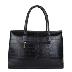Wimona Sofia Schoudertas Croco Zwart -Fjallraven Tassen Verkoopwinkel 5003 kleur zwart achterkant