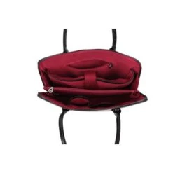 Wimona Luisa Schoudertas Croco Black 11 Wimona Luisa Schoudertas Croco Black -Fjallraven Tassen Verkoopwinkel 5004 kleur zwart binnenkant