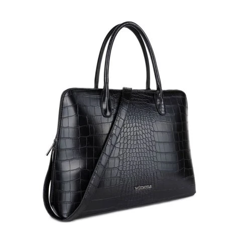 Wimona Luisa Schoudertas Croco Black 4 Wimona Luisa Schoudertas Croco Black - Afbeelding 2