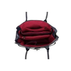 Wimona Liona Handtas Croco Navy -Fjallraven Tassen Verkoopwinkel 5005 kleur donkerblauw binnenkant