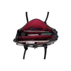 Wimona Liona Handtas Croco Black -Fjallraven Tassen Verkoopwinkel 5005 kleur zwart binnenkant 2