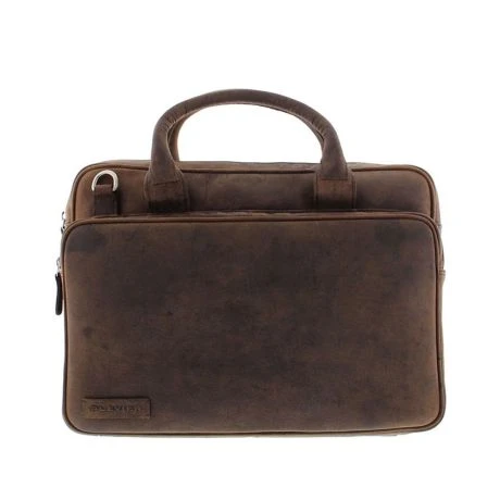 Plevier Retro Bell Laptoptas 2-Vaks 13-15" Dark Brown 3 Plevier Retro Bell Laptoptas 2-Vaks 13-15" Dark Brown