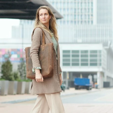 Plevier Jackson Shopper Laptoptas 15.6" Bruin 10 Plevier Jackson Shopper Laptoptas 15.6" Bruin - Afbeelding 8