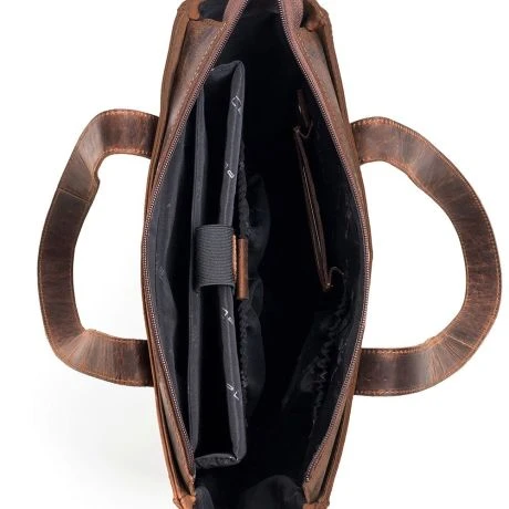 Plevier Jackson Shopper Laptoptas 15.6" Bruin 6 Plevier Jackson Shopper Laptoptas 15.6" Bruin - Afbeelding 4