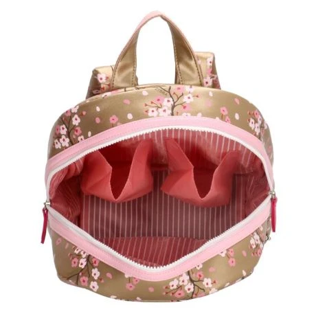 Zebra Kinder Rugzak M Gold Flowers 6 Zebra Kinder Rugzak M Gold Flowers - Afbeelding 4