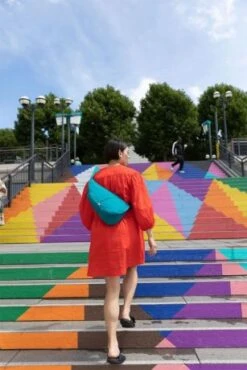 The Healthy Back Bag S The Classic Collection Textured Nylon Capri Blue -Fjallraven Tassen Verkoopwinkel 6303 cp ls1