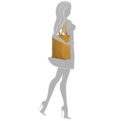 Enrico Benetti Metz Shopper 14" Okergeel -Fjallraven Tassen Verkoopwinkel 66435 114 silhouette