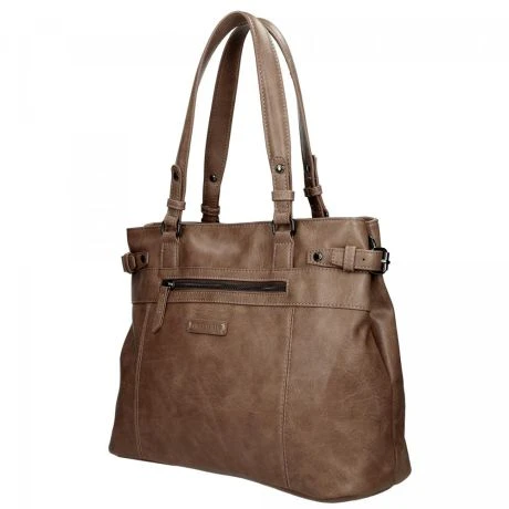 Enrico Benetti Caen Schoudertas Lichttaupe 6 Enrico Benetti Caen Schoudertas Lichttaupe - Afbeelding 4