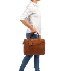 Burkely Vintage Jack Worker 13.3" Cognac -Fjallraven Tassen Verkoopwinkel 734022.24 6