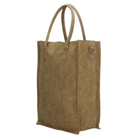 Zebra Natural Bag Rosa XL Shopper Olijfgroen 6 Zebra Natural Bag Rosa XL Shopper Olijfgroen - Afbeelding 4