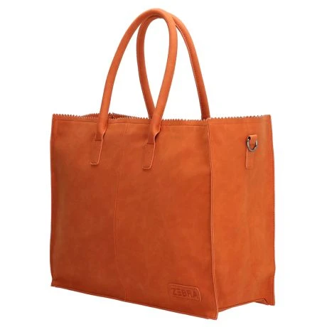 Zebra Natural Bag Lisa XL Shopper Brique 6 Zebra Natural Bag Lisa XL Shopper Brique - Afbeelding 4