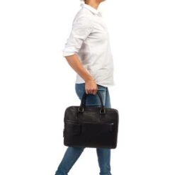 Burkely Antique Avery Laptopbag 13.3" Black -Fjallraven Tassen Verkoopwinkel 798156.10 6