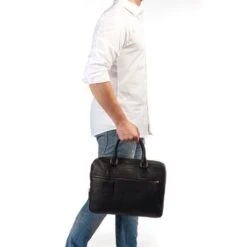 Burkely Antique Avery Laptopbag 13.3" Black -Fjallraven Tassen Verkoopwinkel 798156.10 7