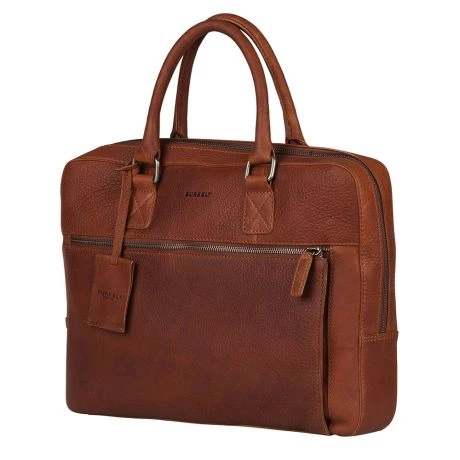 Burkely Antique Avery Laptopbag 13.3" Cognac 4 Burkely Antique Avery Laptopbag 13.3" Cognac - Afbeelding 2