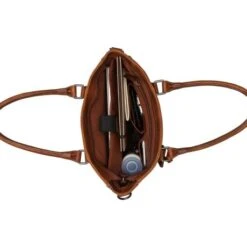 Burkely Antique Avery Shopper Cognac -Fjallraven Tassen Verkoopwinkel 8005217.56.24 4