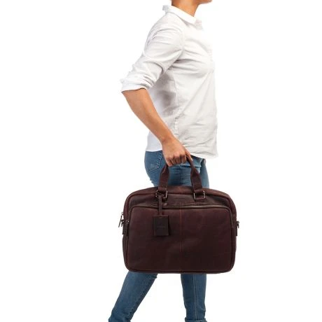 Burkely Antique Avery Workbag 15.6" Brown 8 Burkely Antique Avery Workbag 15.6" Brown - Afbeelding 6