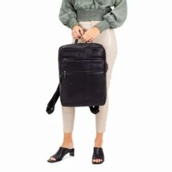 Burkely Antique Avery Backpack Zip 15.6" Black -Fjallraven Tassen Verkoopwinkel 8005364.56.10 6