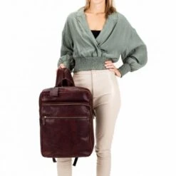 Burkely Antique Avery Backpack Zip 15.6" Brown -Fjallraven Tassen Verkoopwinkel 8005364.56.20 6