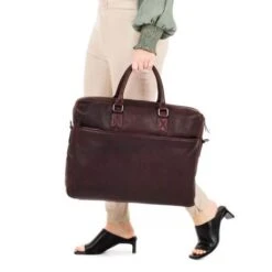 Burkely Antique Avery Laptoptas 17" Brown -Fjallraven Tassen Verkoopwinkel 8007339.56.20 5