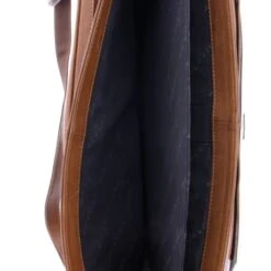 Plevier Decca Leren Aktentas 2-Vaks 17.3" Bruin -Fjallraven Tassen Verkoopwinkel 859 2 binnenkant 2