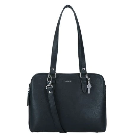 LouLou Essentiels Robuste Handtas Silver Black 3 LouLou Essentiels Robuste Handtas Silver Black