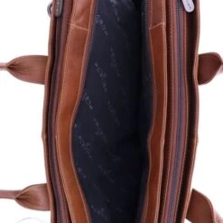 Plevier Baken Dames Laptoptas 3-Vaks 15.6" Bruin -Fjallraven Tassen Verkoopwinkel 862 2 baken binnen2