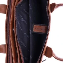 Plevier Baken Dames Laptoptas 3-Vaks 15.6" Bruin -Fjallraven Tassen Verkoopwinkel 862 2 baken binnen3